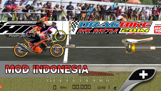 Download Drag Bike Indonesia 201 M Mod apk Versi Terbaru