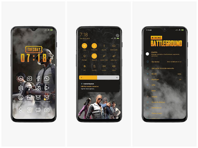 Tema PUBG untuk Xiaomi