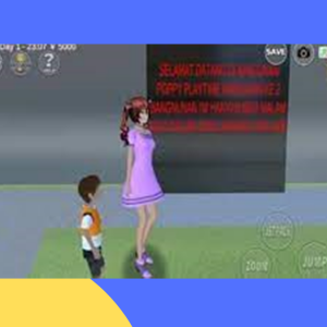 Ada Bangunan Flower Poppy Playtame di Sakura School Simulator! Cek ID nya Disini!