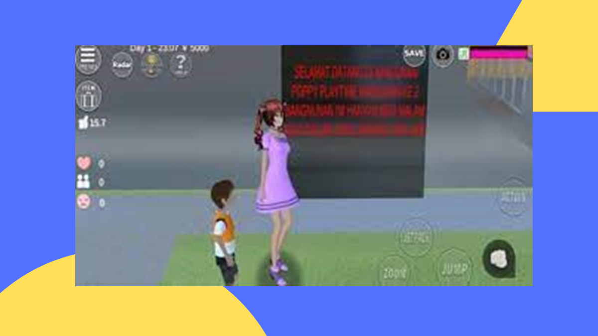 Ada Bangunan Flower Poppy Playtame di Sakura School Simulator! Cek ID nya Disini!