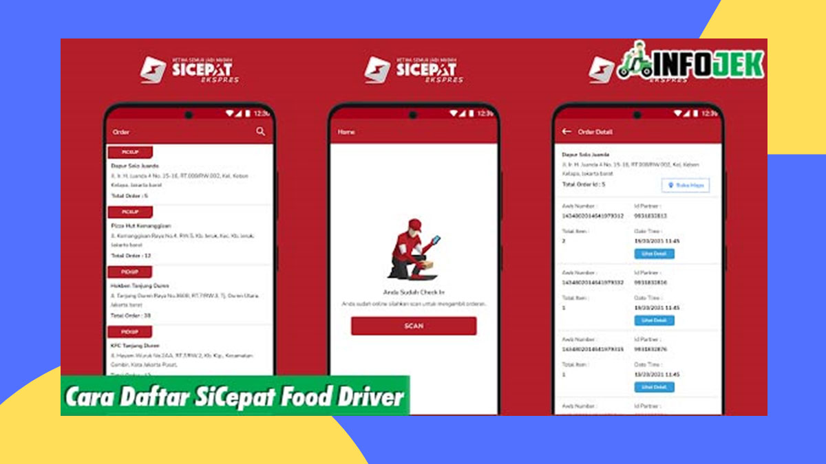 Begini Cara Daftar SiCepat Food Driver 2022, Cek Disini!