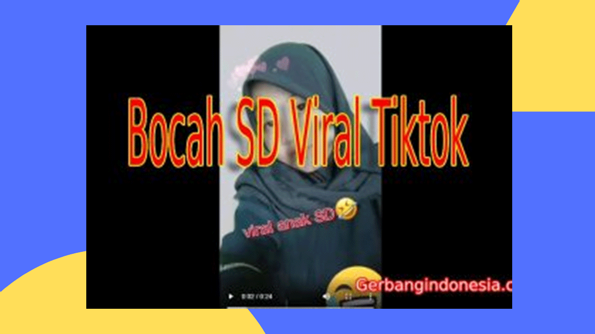 Bocah SD Viral TikTok, Cek Faktanya!