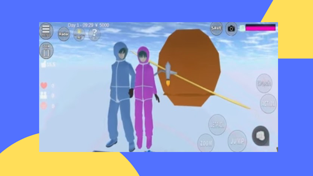 ID Rumah Planet Saturnus di Sakura School Simulator, Cek ID nya Disini!