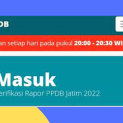 Verifikasi Nilai Rapor Oleh Siswa PPDB Jatim 2022, Cek Caranya Disini!